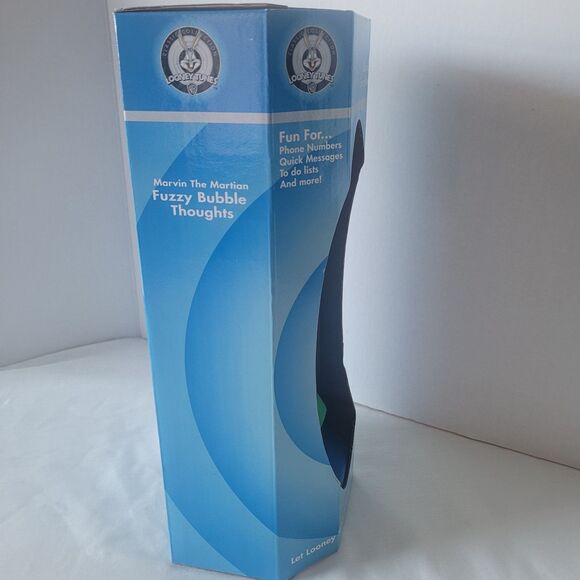 Vintage Marvin the Martian Fuzzy Bubble Thoughts Message Board NIB - Picture 5 of 10